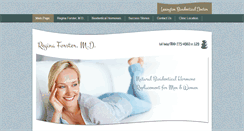 Desktop Screenshot of lexingtonbioidenticaldoctor.com