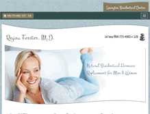 Tablet Screenshot of lexingtonbioidenticaldoctor.com
